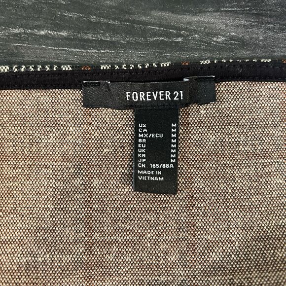 Forever 21 Dress Medium Academia Preppy Bodycon Gingham Plaid Short School Girl - Picture 3 of 9